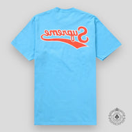 Supreme Backwards Tee in Bright Blue
