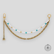 Louis Vuitton Pearls Chain Belt & Bag Charm