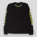 Chrome Hearts Neck Logo Longsleeve in Black/Yellow