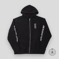 Chrome Hearts Vertical Logo Zip Up Hoodie