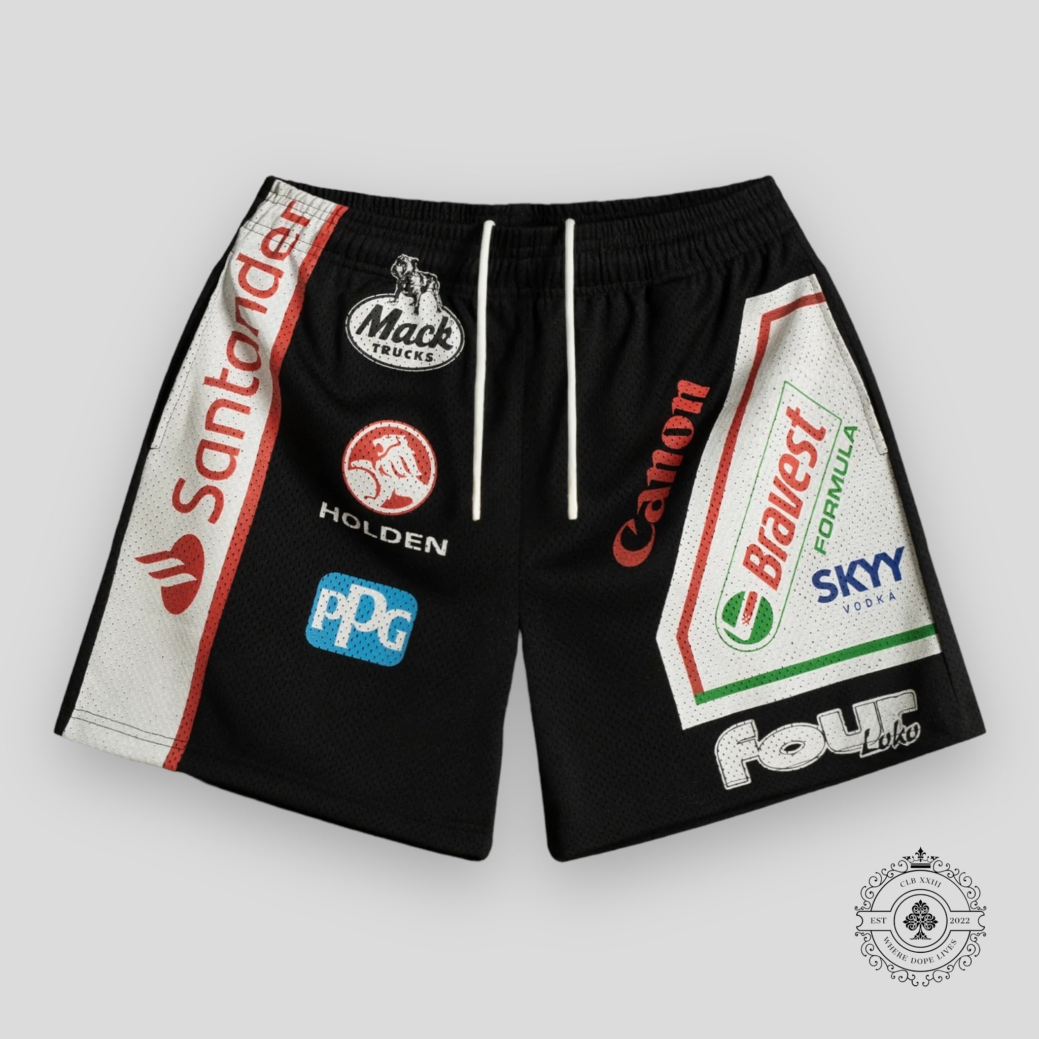 Bravest Studios Sponsor Shorts in Black