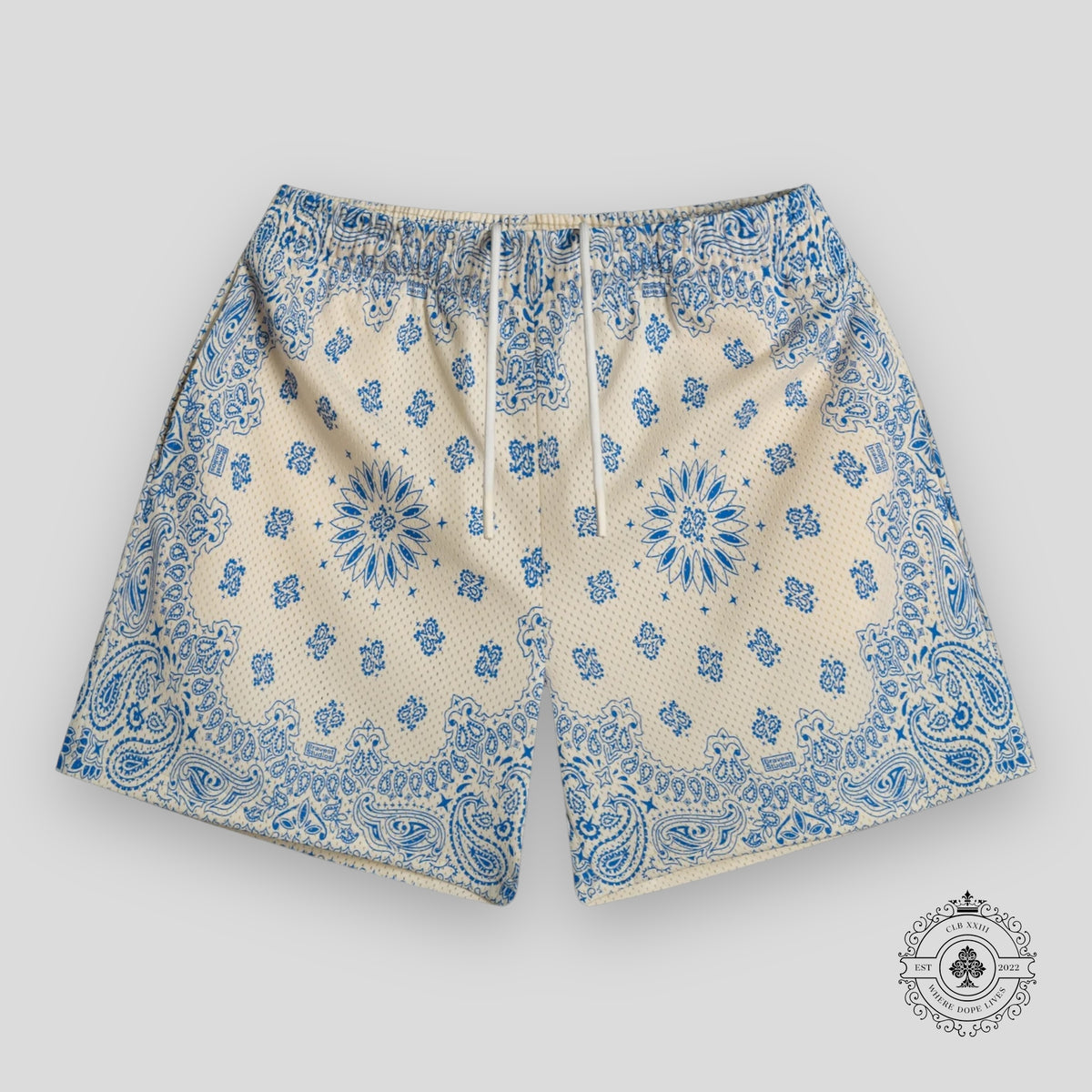 Bravest Studios Shorts in Paisley Cream