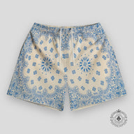 Bravest Studios Shorts in Paisley Cream