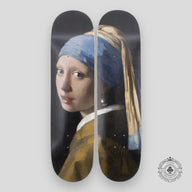 Johannes Vermeer Girl with a Pearl Earring Skateboard Set