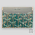 Goyard Goyardine St. Sulpice Card Holder in Green