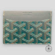 Goyard Goyardine St. Sulpice Card Holder in Green