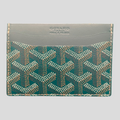 Goyard Goyardine St. Sulpice Card Holder in Green