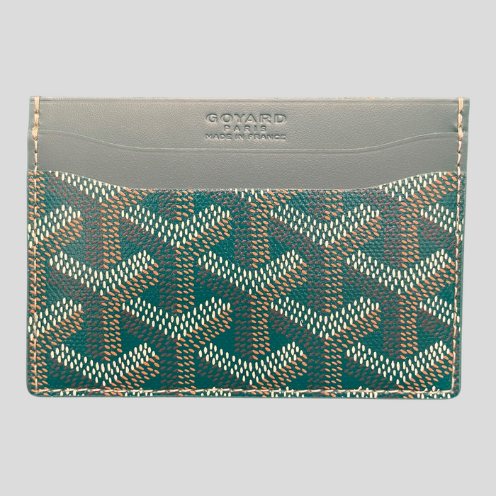 Goyard Goyardine St. Sulpice Card Holder in Green
