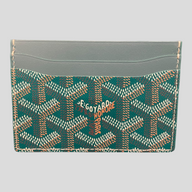 Goyard Goyardine St. Sulpice Card Holder in Green