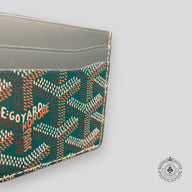 Goyard Goyardine St. Sulpice Card Holder in Green