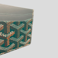 Goyard Goyardine St. Sulpice Card Holder in Green