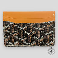 Goyard Goyardine St. Sulpice Card Holder in Brown