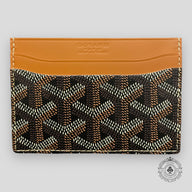 Goyard Goyardine St. Sulpice Card Holder in Brown