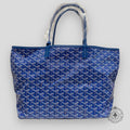 Goyard Goyardine Canvas St. Louis Tote in Bleu