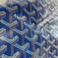 Goyard Goyardine Canvas St. Louis Tote in Bleu