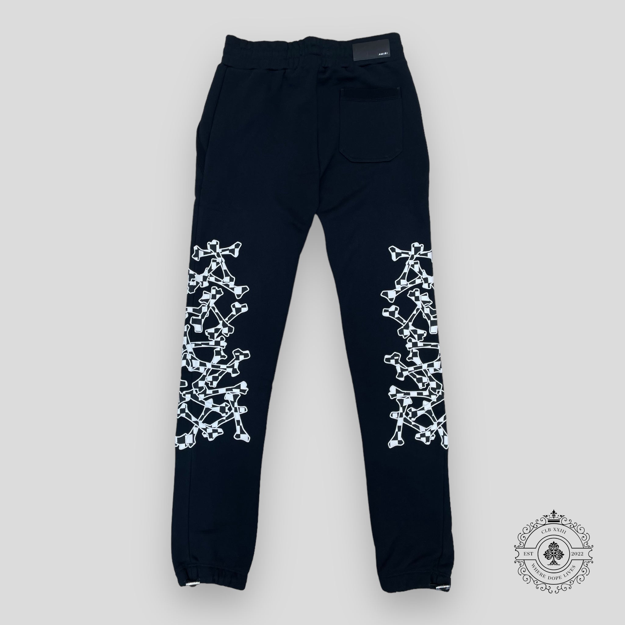 Amiri Checkered Bones Sweatpants