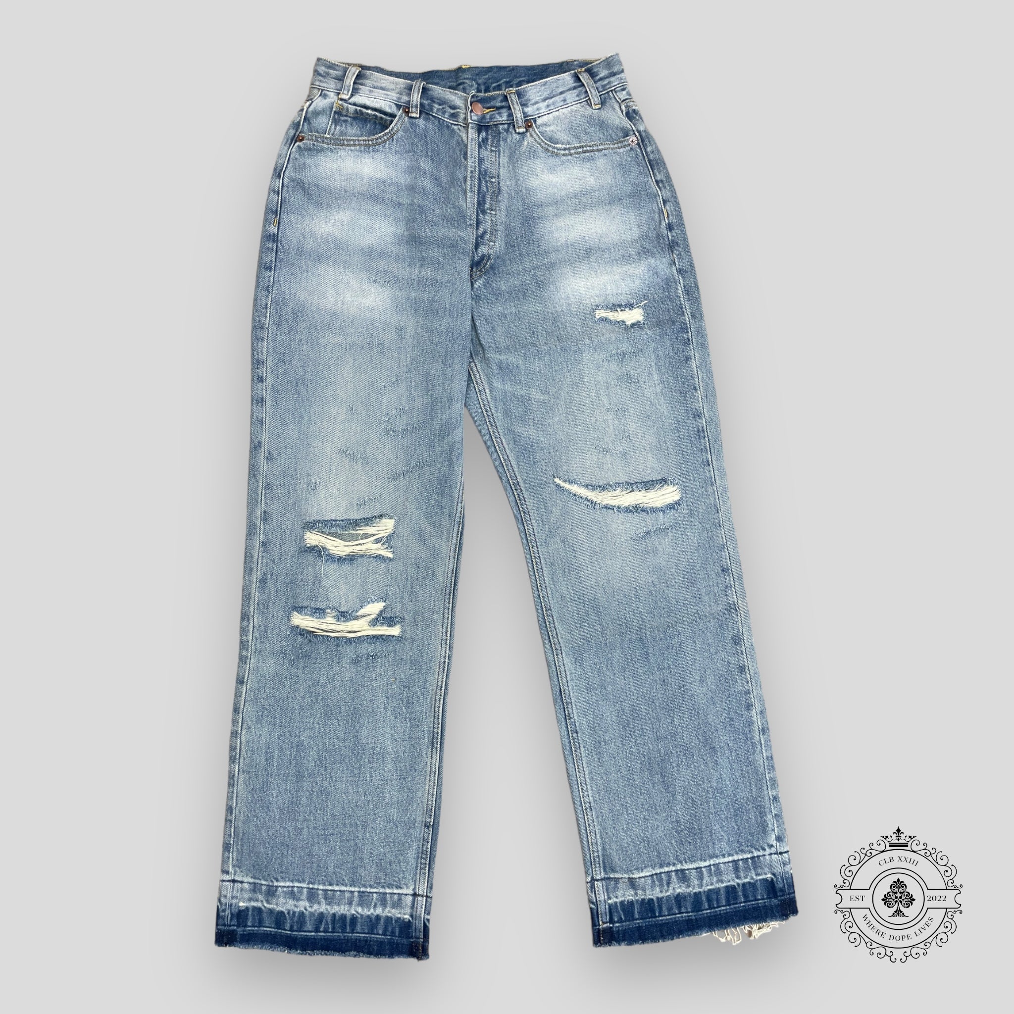 Bravest Studios Baggy Denim Jeans in Light Wash