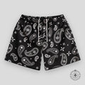 Bravest Studios Black Paisley V3 Shorts