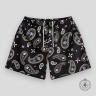 Bravest Studios Black Paisley V3 Shorts