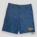 Louis Vuitton Western Embroidered Chambray Shorts