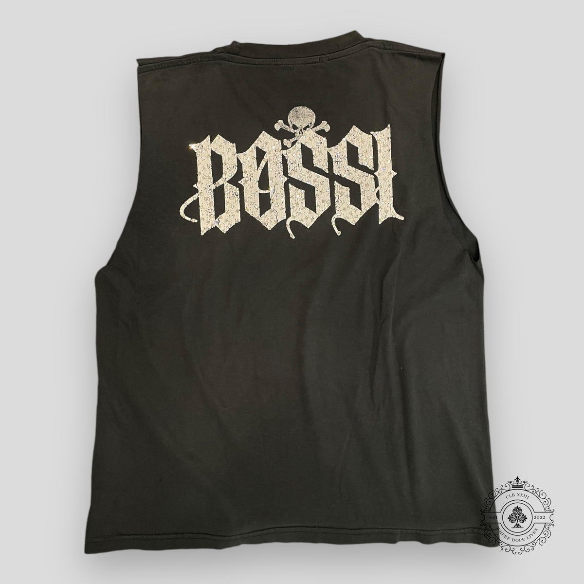 Bossi Vintage Skull & Bones Sleeveless Shirt