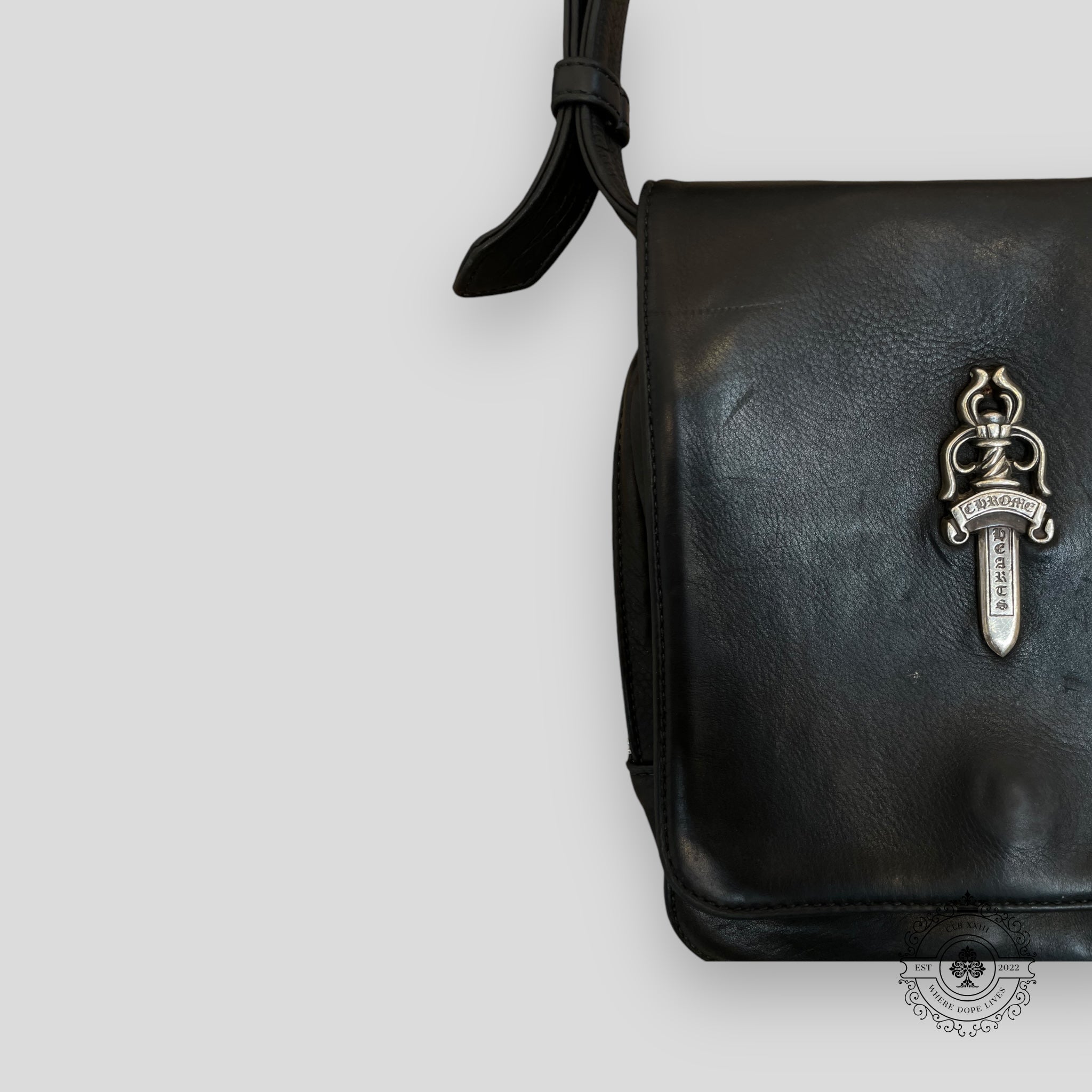 Chrome Hearts Leather Sling Bag