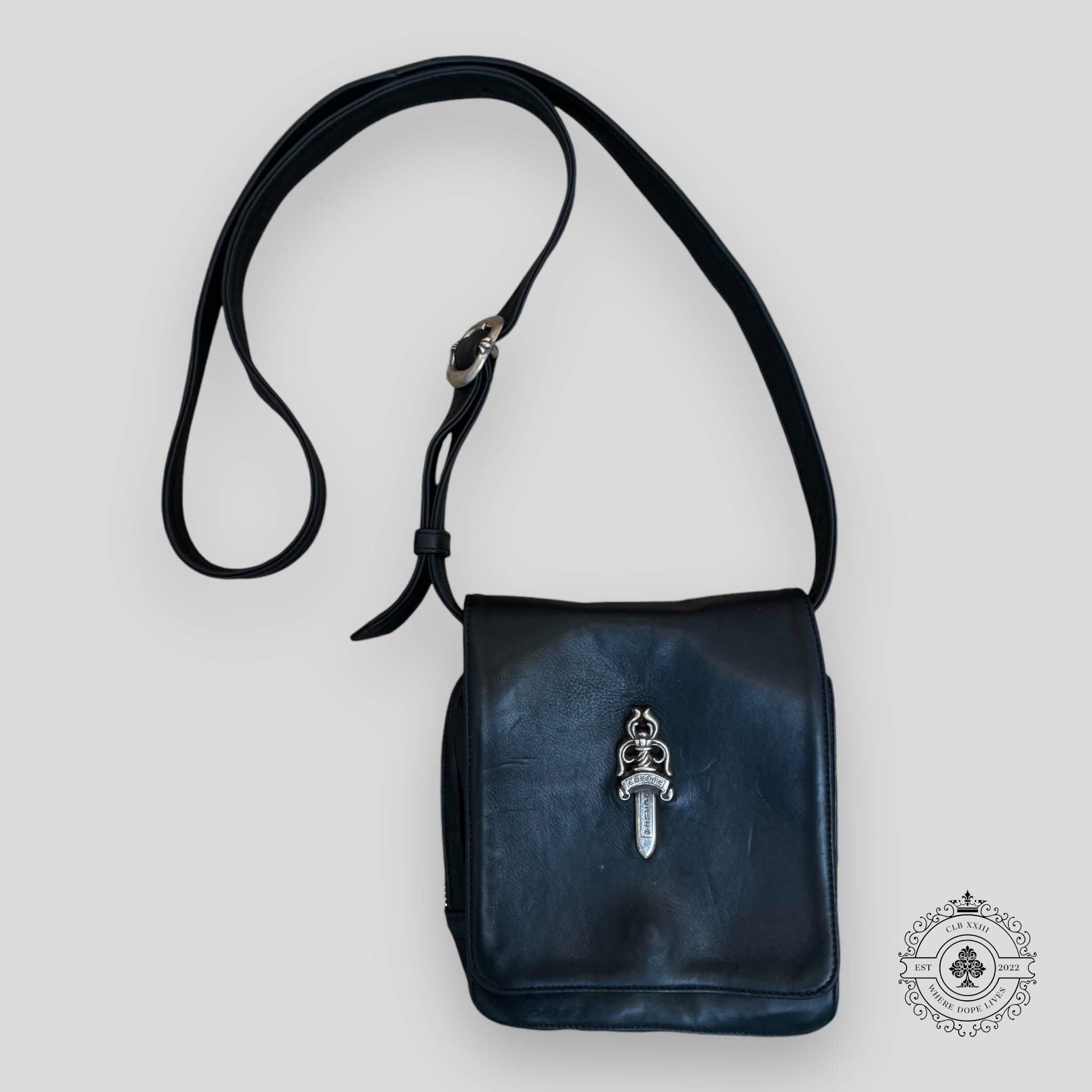 Chrome Hearts Leather Sling Bag