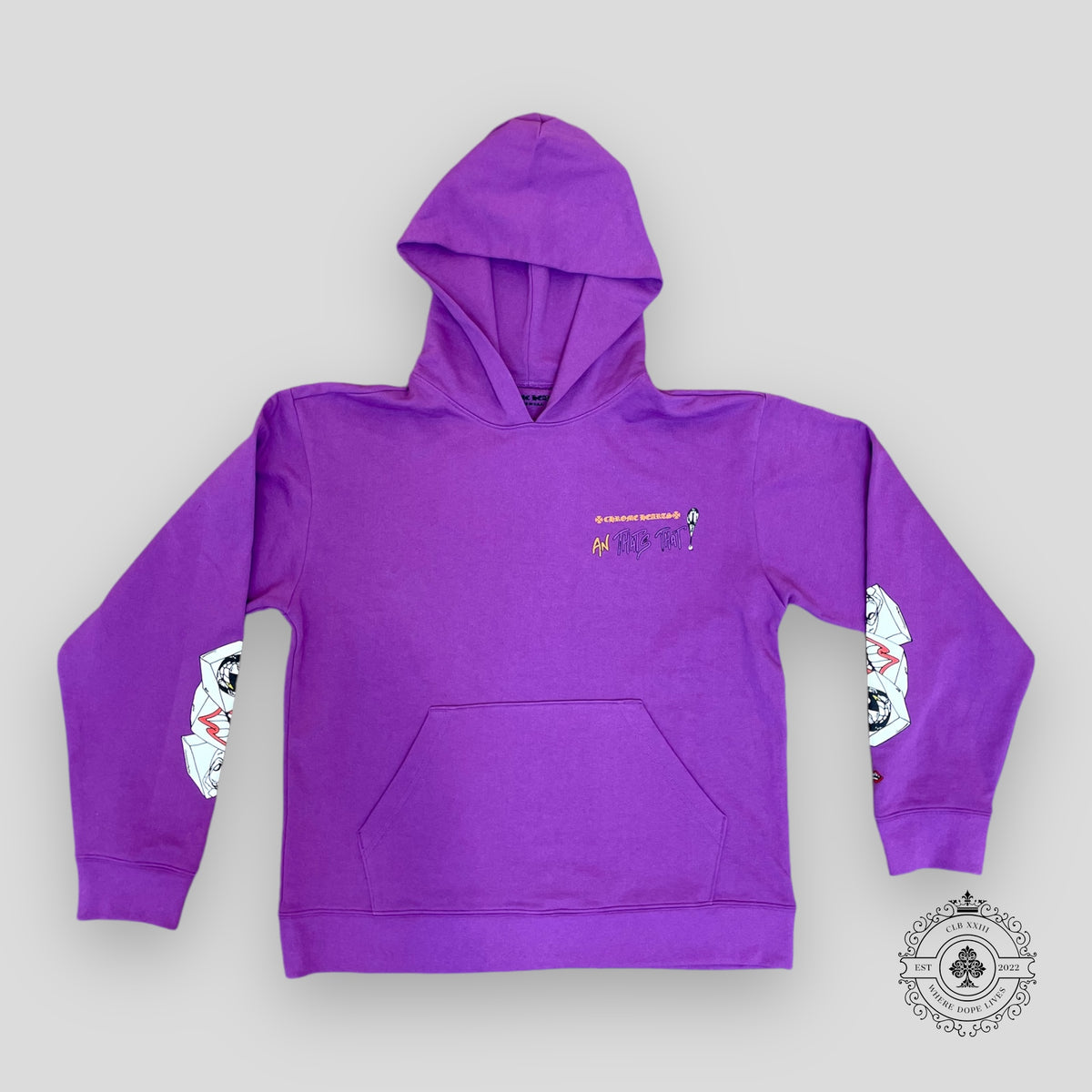 Chrome Hearts Matty Boy An That's That Hoodie in Purple