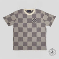 Louis Vuitton Damier Heritage Jacquard Short Sleeve Crewneck
