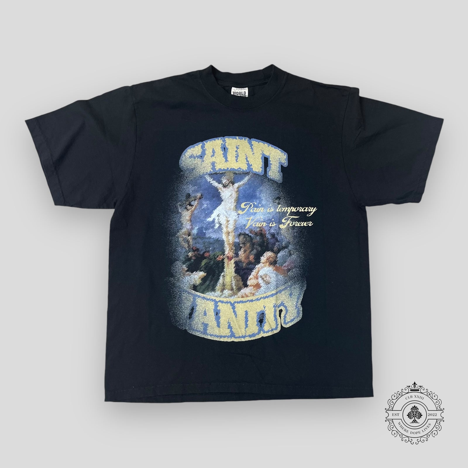 Saint Vanity Blurry Cross Tee