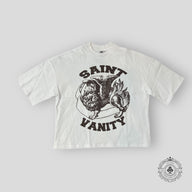 Saint Vanity Griffin Tee in Brown/White