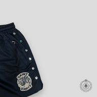 Saint Vanity Nylon Shorts in Black