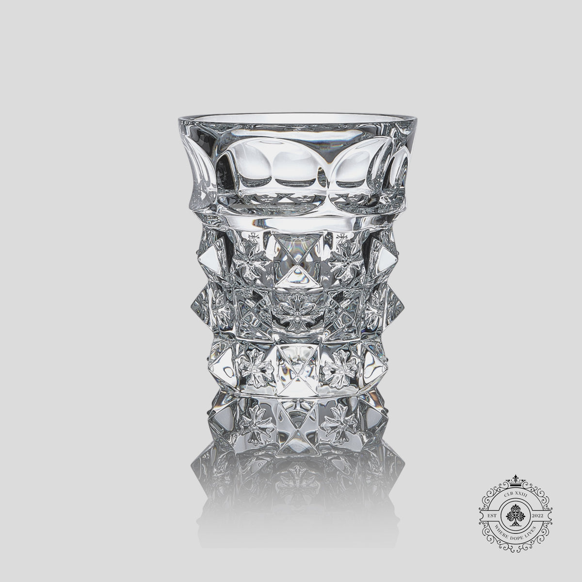 Chrome Hearts X Baccarat Pyramid Tumbler Glass Set
