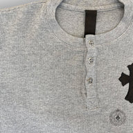 Chrome Hearts Paper Jam Thermal Sweater in Heather Grey