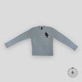Chrome Hearts Paper Jam Thermal Sweater in Heather Grey