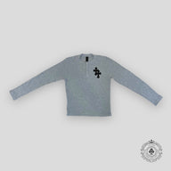 Chrome Hearts Paper Jam Thermal Sweater in Heather Grey