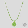 Chrome Hearts Silicone Crossball Necklace in Green