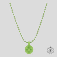 Chrome Hearts Silicone Crossball Necklace in Green