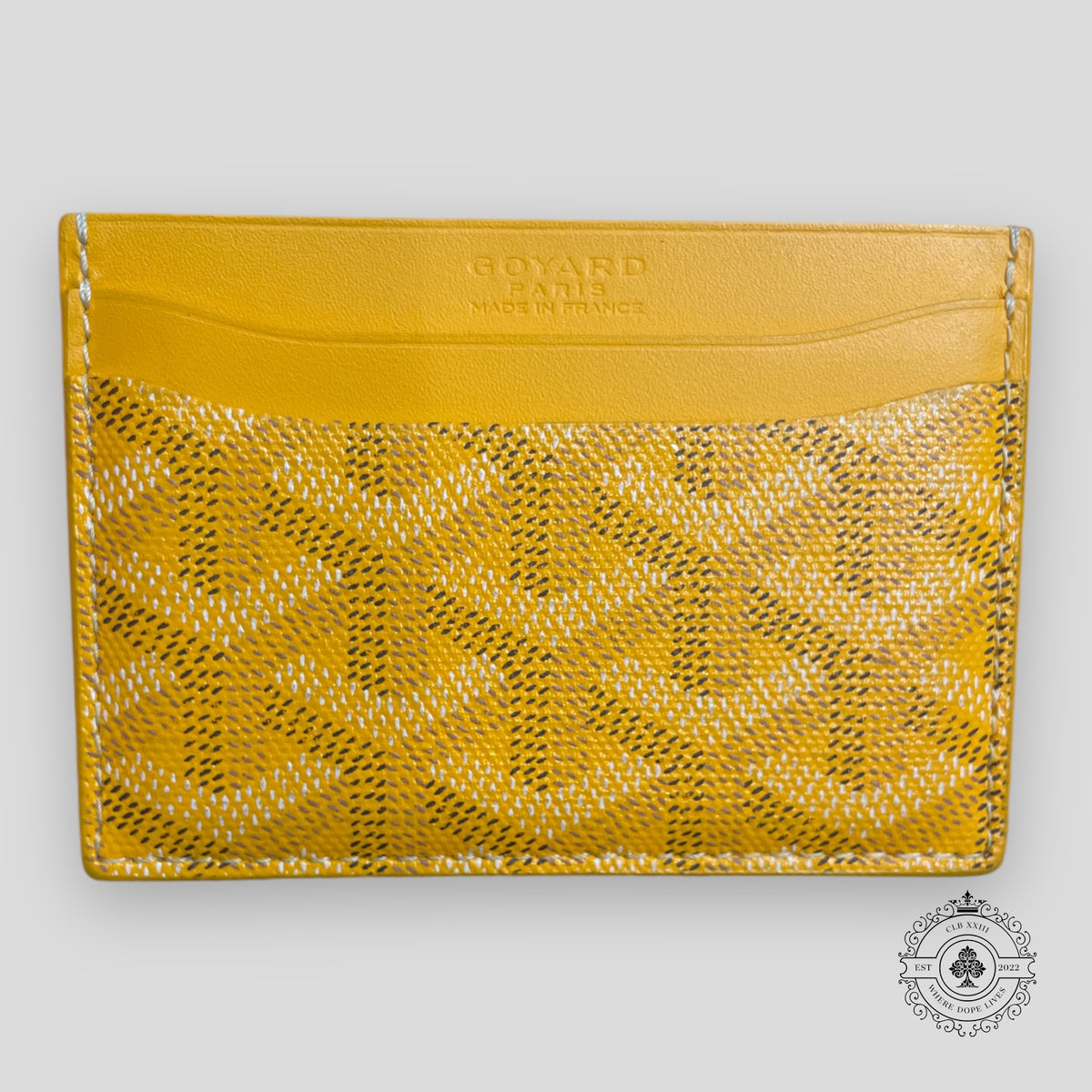 Goyard Saint Sulpice Cardholder in Yellow
