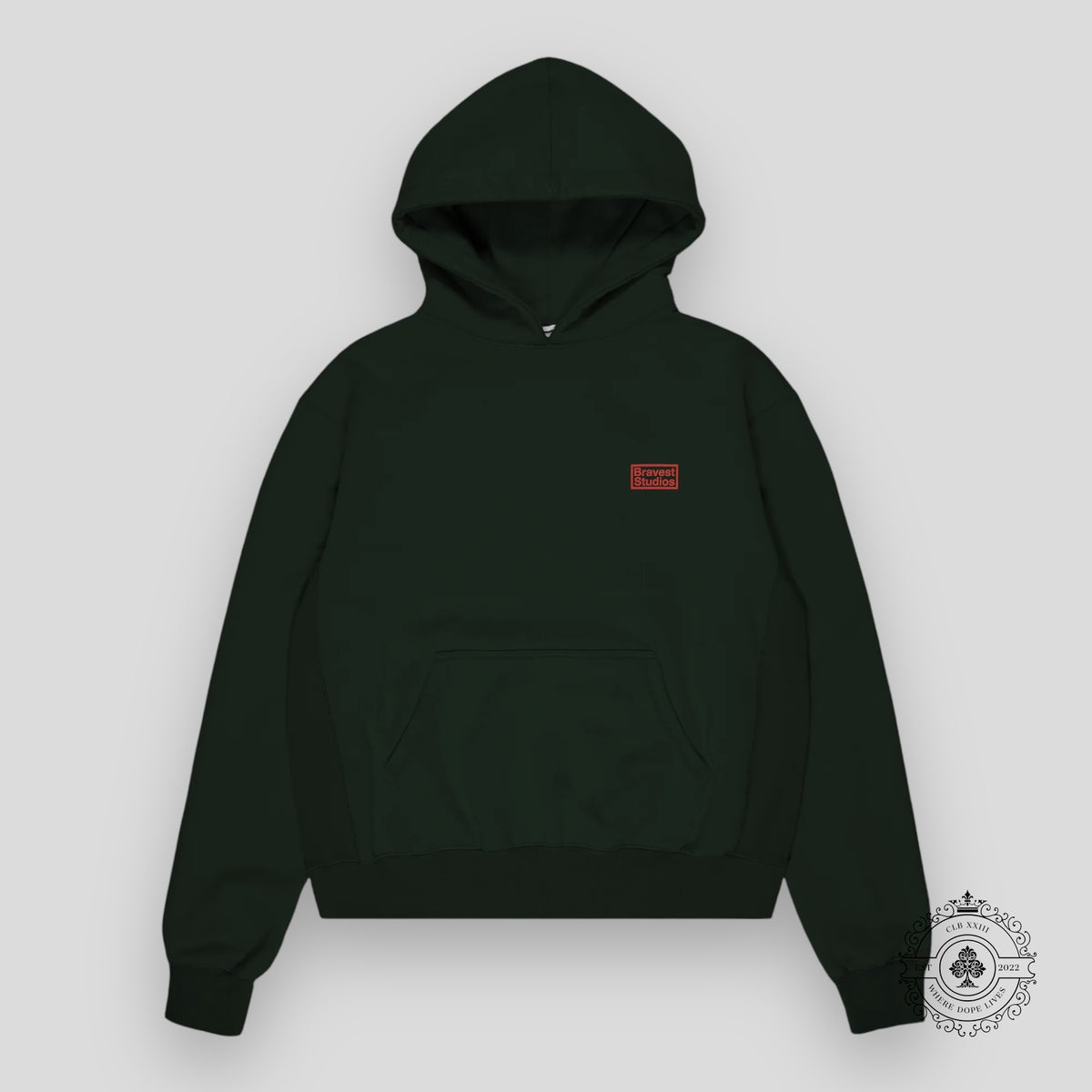 Bravest Studios Classic Hoodie in Green