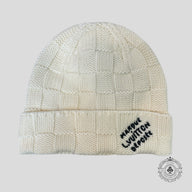 Louis Vuitton Damier Snug Cream Beanie
