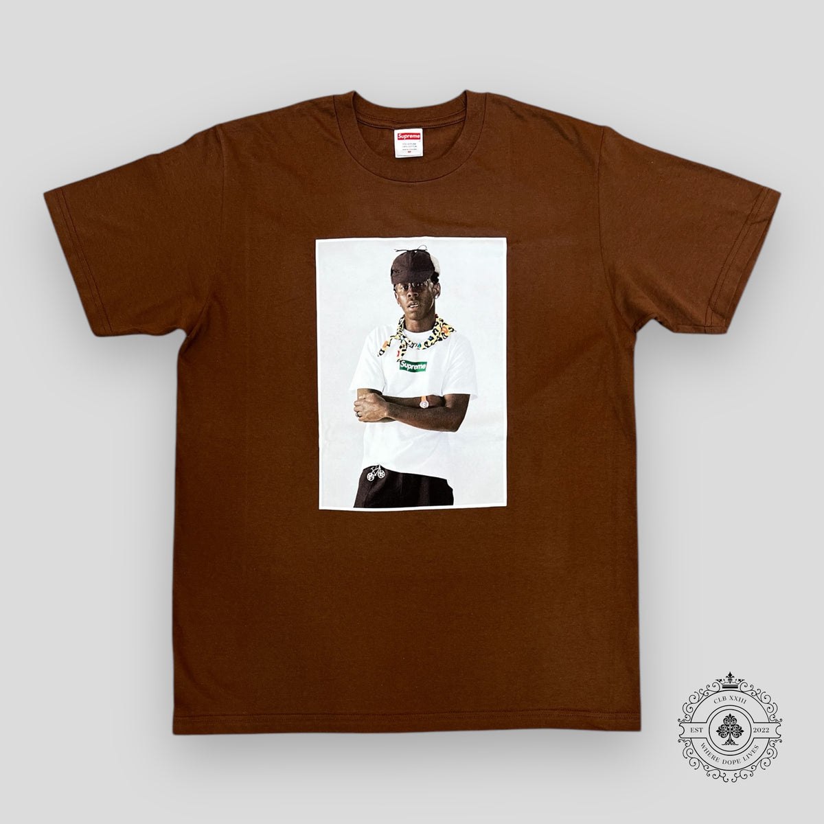 Supreme Tyler the Creator Tee in Brown
