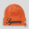 Supreme Script Beanie in Orange