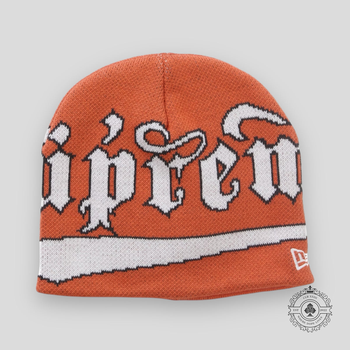 Supreme Accent Beanie in Orange