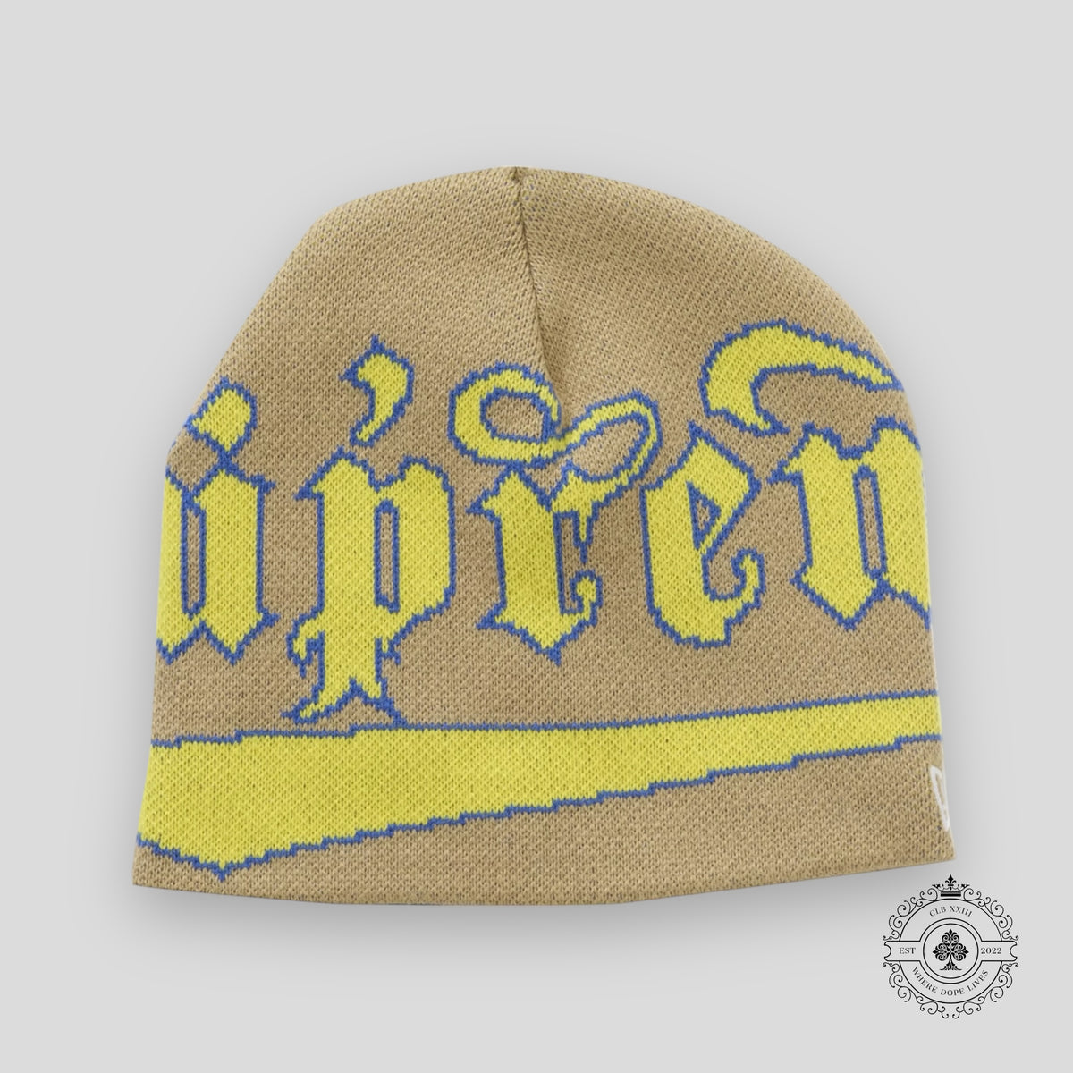 Supreme Accent Beanie in Khaki