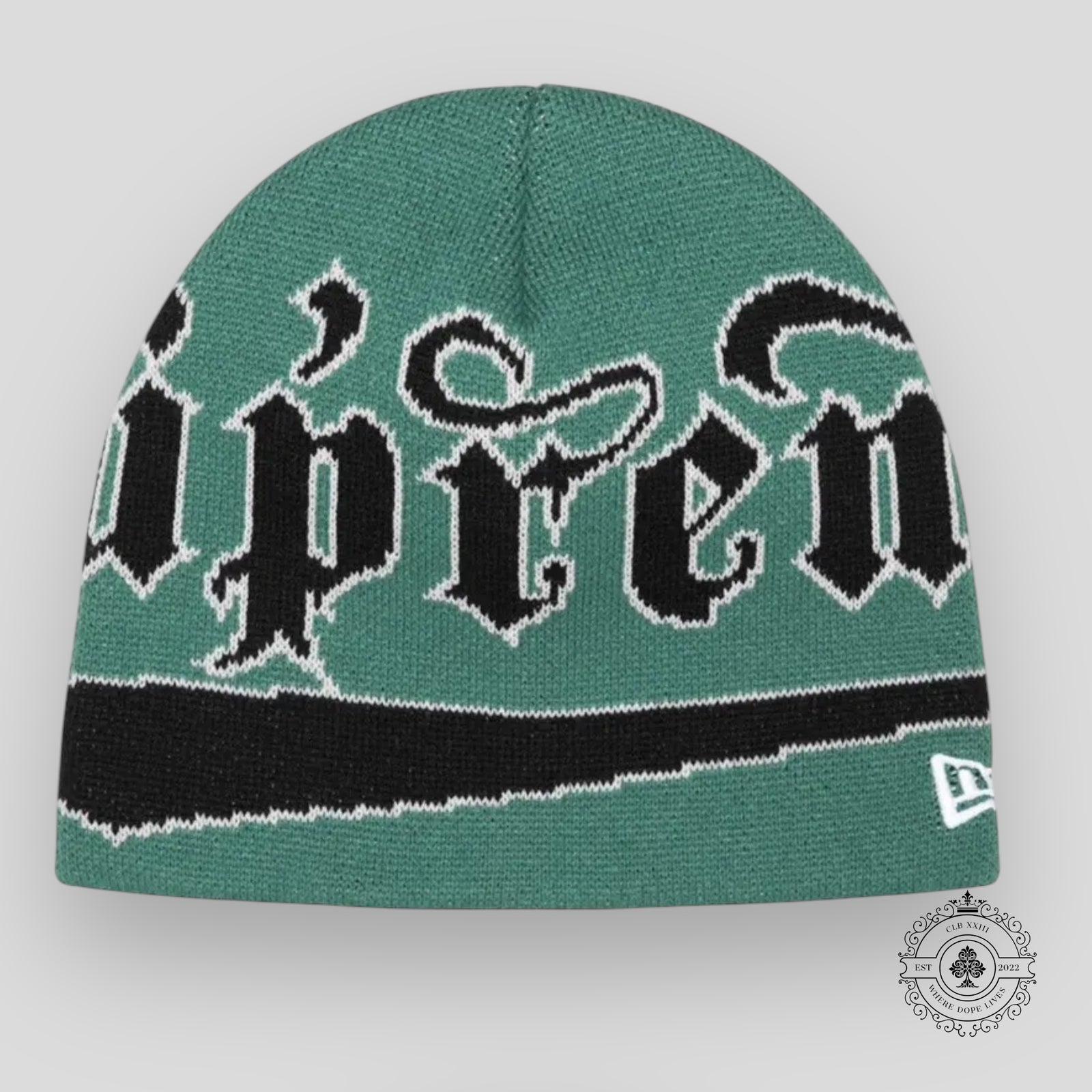 Supreme Accent Beanie in Green