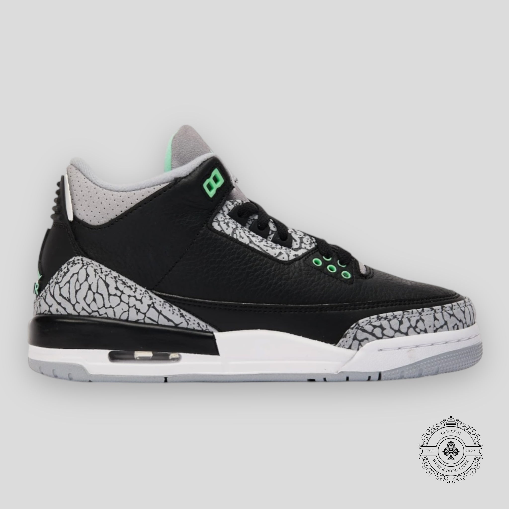 Air Jordan 3 Retro Green Glow (GS)