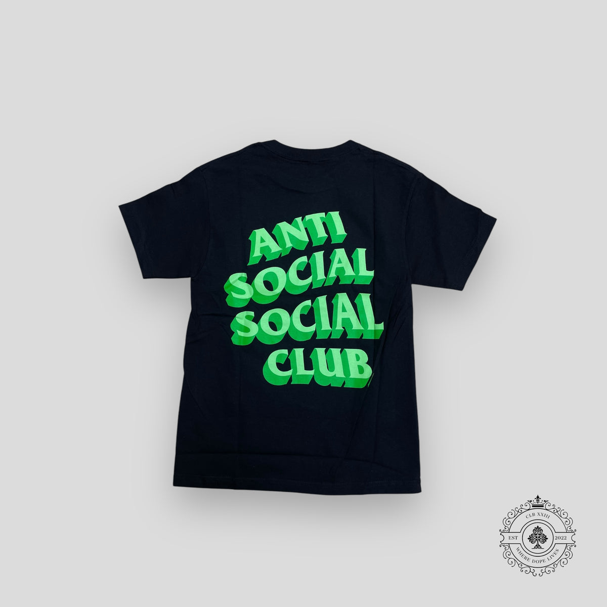 Anti Social Social Club Popcorn Tee in Black