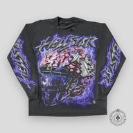 Hellstar Powered By the Star L/S Tee in Black