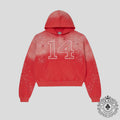 Vale Forever 14 Patch Bling Pullover in Red